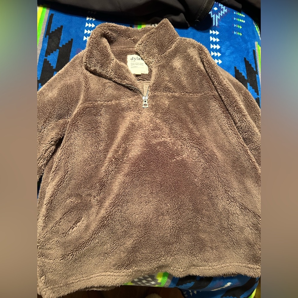 Dylan Cozy Brown Fleece Jacket